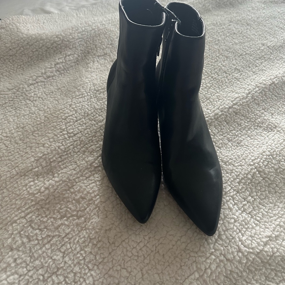 Rachel Zoe Sleek Black Ankle Boots